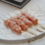 Brochette de poulet nature