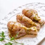 Pilon de poulet mariné au persil & ail